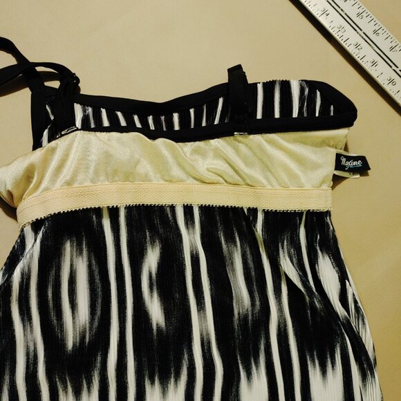 Maxine of Hollywood Top Swinsuit Swimwear Size 10 Scoop Neck - Picture 9 of 9